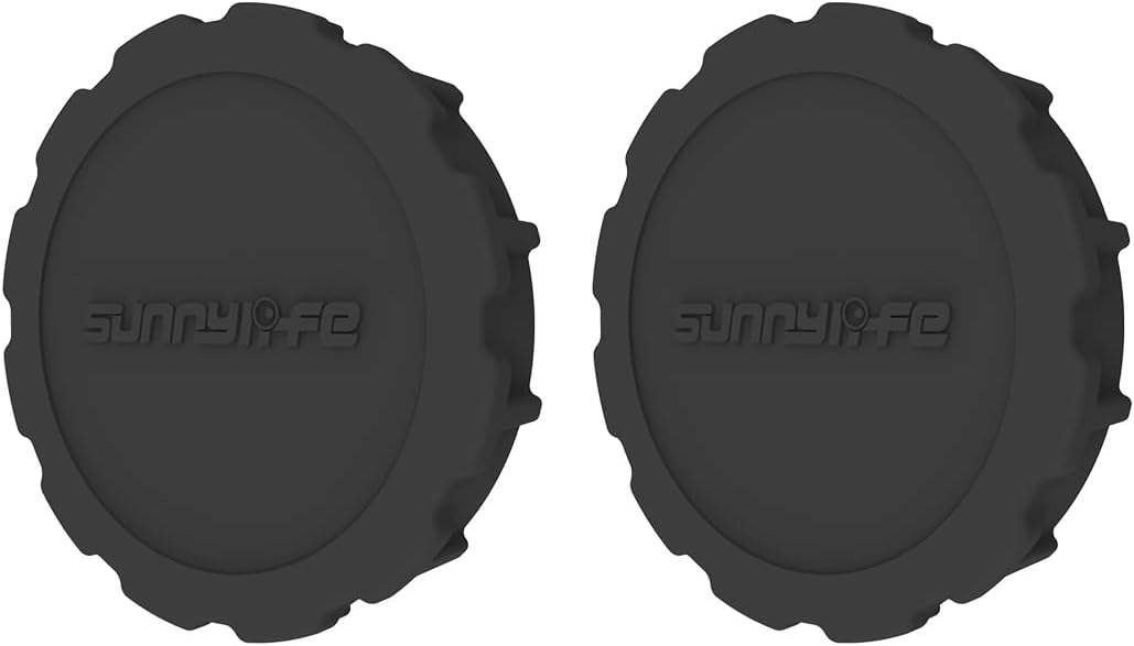 Funda protectora de silicona para cámara Osmo Action 4  Action 3, protector de lente protector de cámara, accesorios (solo 2 tapas de lente)
