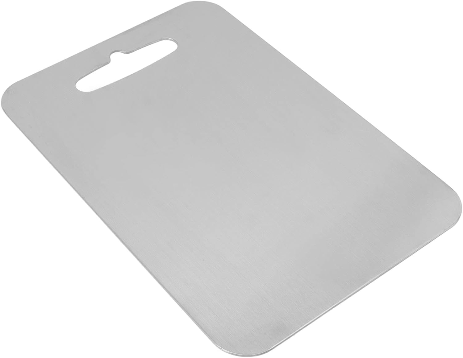 Tabla de cortar de doble cara, tabla de cortar de acero inoxidable 304 para cocina, acero inoxidable fácil de limpiar para cocinar cocina (s)