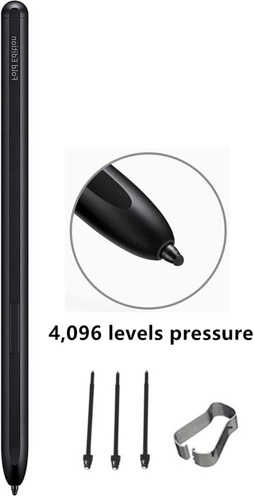 4 Pen F-TECH Edition – Lápiz capacitivo S de repuesto para Samsung Galaxy Z F-TECH 4 5G con punta y punta (negro)