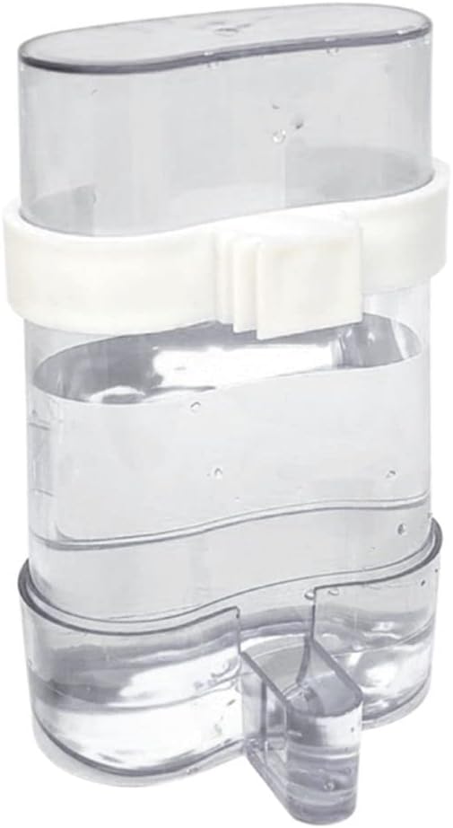 1 alimentador automático de agua, dispensador de comederos de agua para pájaros, contenedor de almacenamiento para bebedores, contenedor colgante de