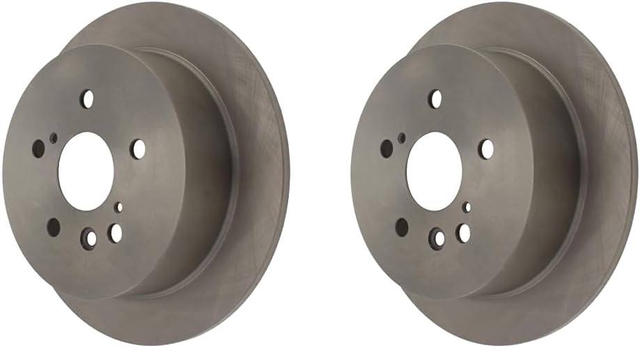 Centric C-Tek – Rotor de freno de disco trasero estándar para modelos Lexus y Toyota seleccionados (121.44131) (paquete de 2)