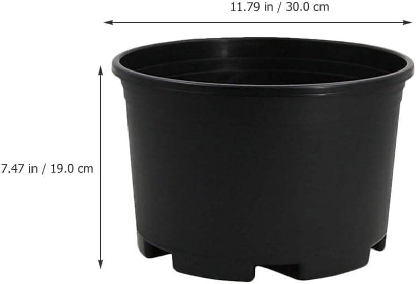 COHEALI 2 macetas de plástico para plantas de vivero, macetas de plántulas de flores para esquejes de trasplante con agujeros de drenaje para