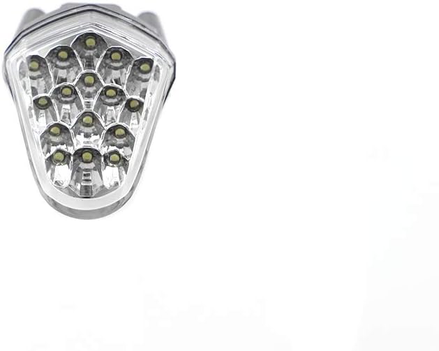 GUAIMI 12 LED ClaroLente Humo Centro Luz Piloto Luz Parabrisas 3rd Ojos para YZF-R6 2006-2007 -Transparente