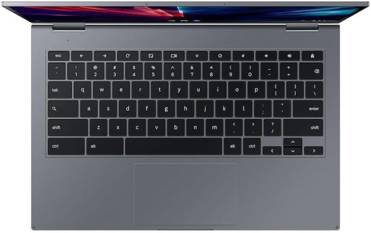 Samsung Electronics Galaxy Chromebook 2, procesador Intel Core i3 de 13.3 pulgadas, 128 GB, 8 GB de RAM, gris mercurio (modelo 2021) – XE530QDA-KB1US