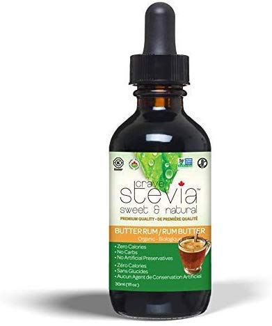 CRAVESTEVIA – Gotas de Stevia Líquidas Naturales – Edulcorante Orgánico de Stevia – Edulcorante Extraído de la Hierba Stevia Rebaudiana  Sin Gluten