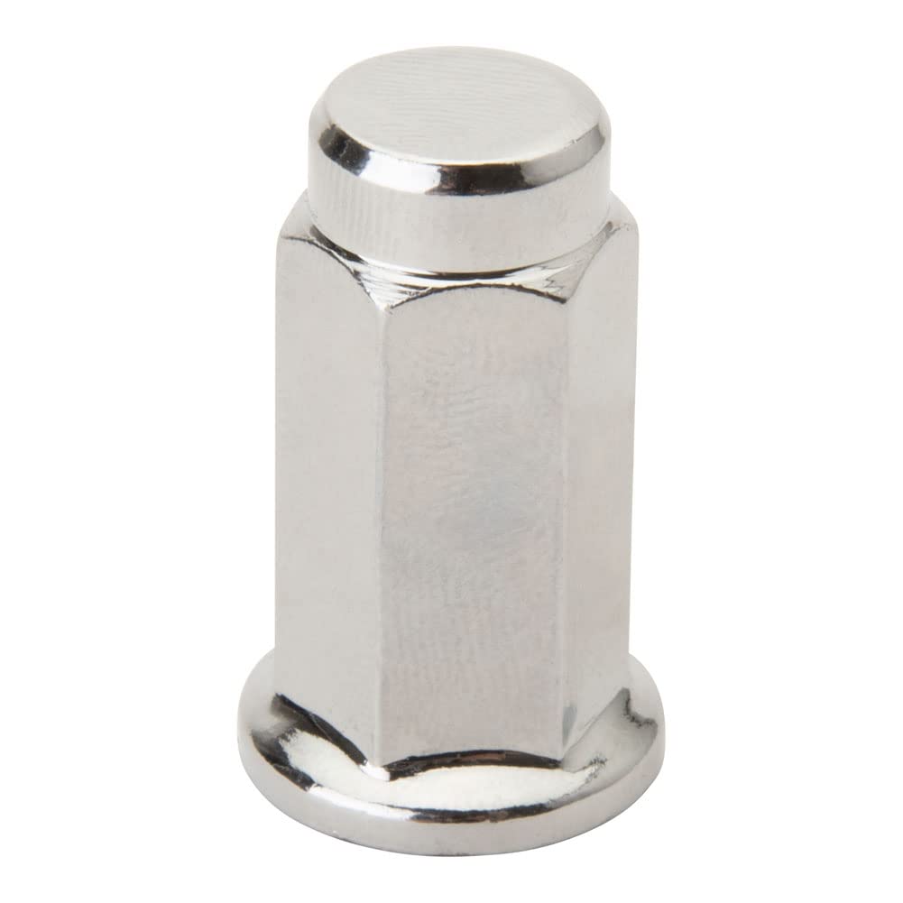 (16 Pack) ITP Flat Base Chrome Lug Nut 10mm x 1.25mm Thread Pitch w14mm Head for Arctic CAT Prowler 1000 XTZ EFI 2010,2012-2014