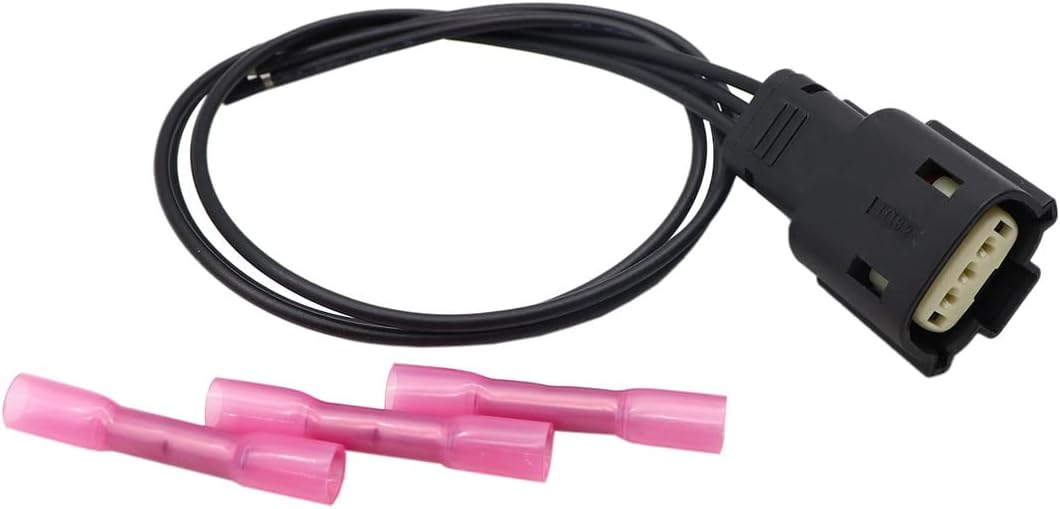 Bobina de encendido de 3 vías y conector de sensor, conector de bobina de encendido de coleta, cable de enchufe compatible con Ford V6 V8 Flex F150