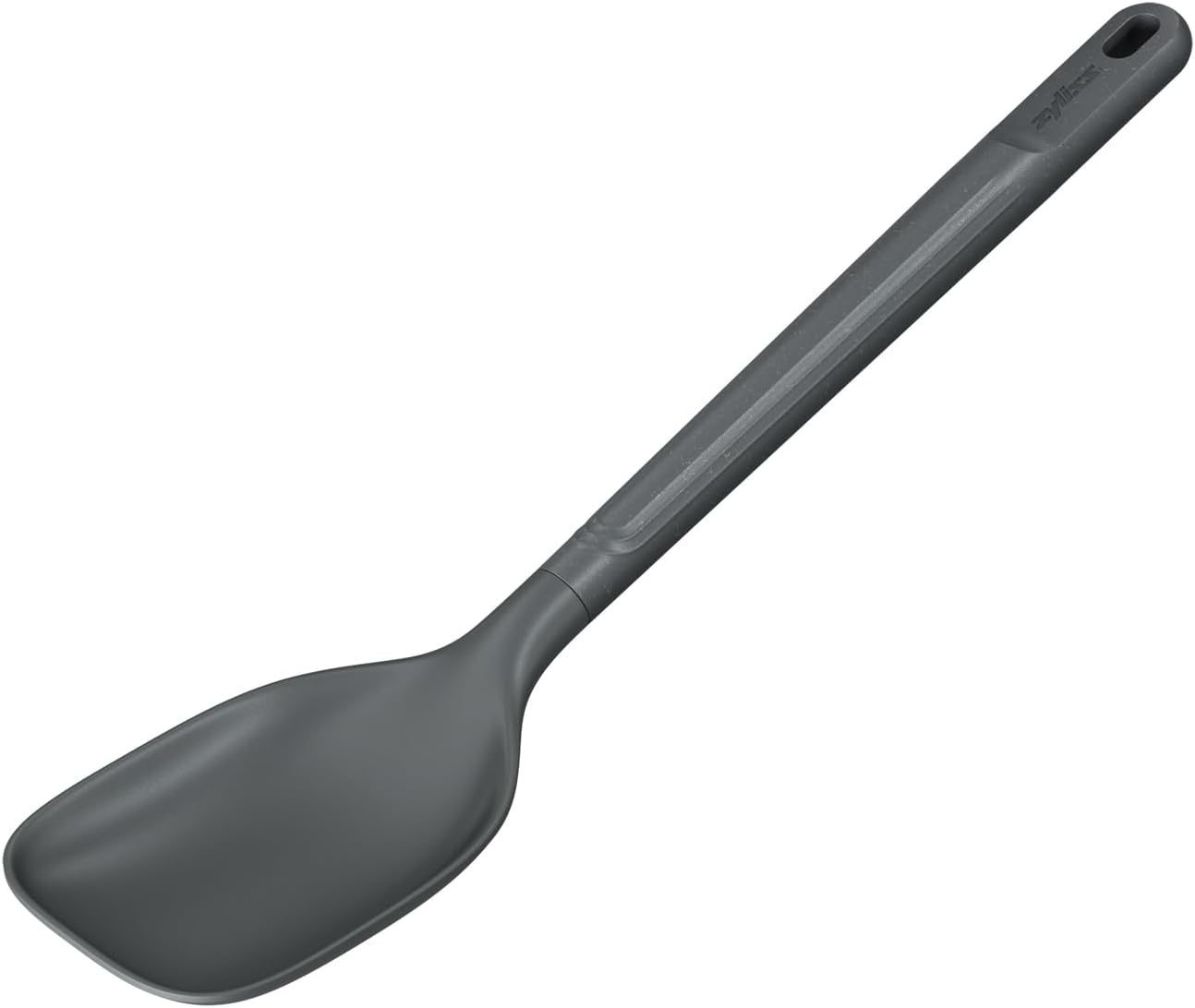 Zyliss E980227 Cuchara de cocina grande, paja de trigo sosteniblenailon, antiadherente, cabeza de silicona resistente al calor, utensilio de cocina,
