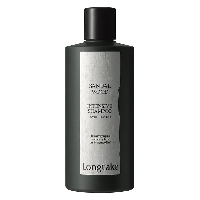 LONGTAKE Champú aclarador intensivo Pefrume de sándalo para el cabello, 10.1 onzas líquidas, volumen de cabello de 10.1 fl oz Anti-encrespamiento,