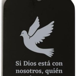 Regalos religiosos para Mujer – Si Dios esta con nosotros, quien Puede Estar en Contra Nuestra (Romanos 831) – placa de identidad con cierre Regalos religiosos para Mujer – Si Dios esta con nosotros, quien Puede Estar en Contra Nuestra (Romanos 831) – placa de identidad con cierre