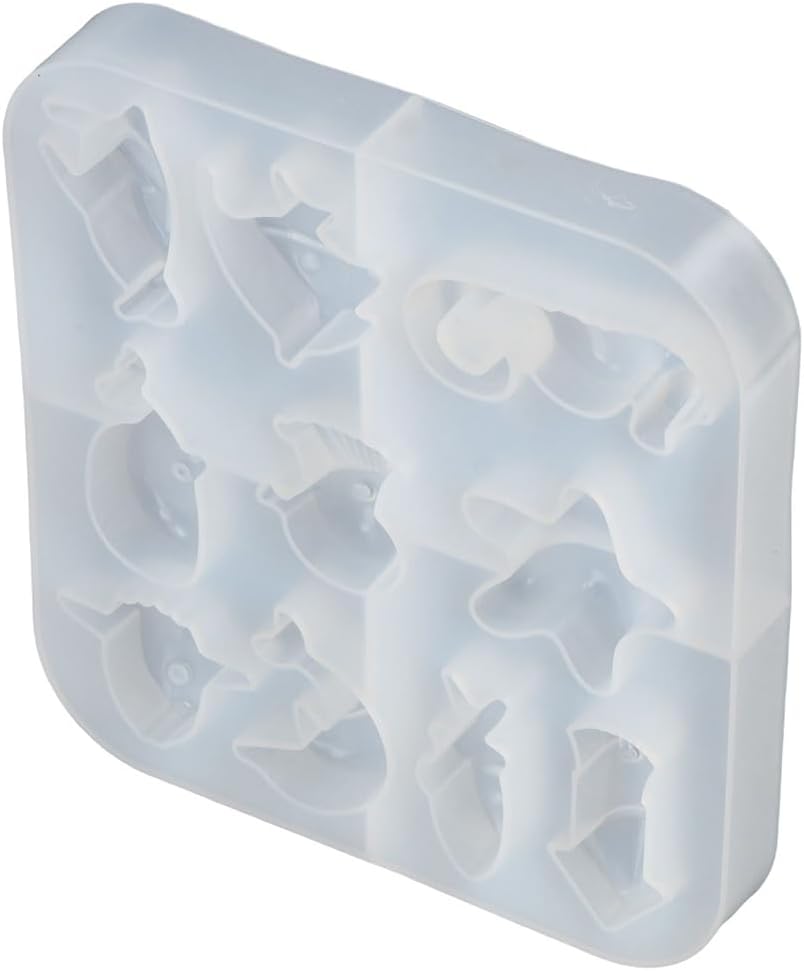 Moldes de resina de animales marinos, estrellas de mar, delfín, medusa, caballo marino, tiburón, para llavero, fabricación de colgantes, manualidades