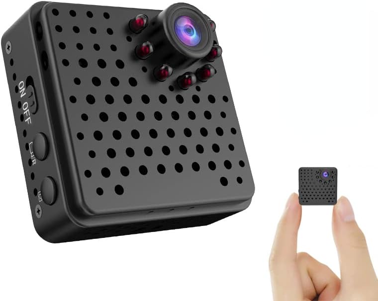 Enzemit Mini cámara WiFi HD 1080 p inalámbrica completa seguridad micro videocámara batería, visión nocturna detección de movimiento AP hotspot