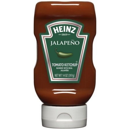Heinz Ketchup de tomate, jalapeño, 14 oz (paquete de 8)