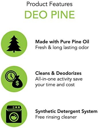 Deo Pine – Desodorante y limpiador de aceite de pino GALJuego de 2
