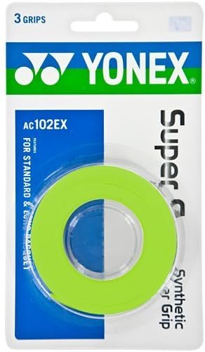 YONEX Overgrip Super GRAP – Paquete de 3 unidades, tenis, bádminton, squash, selección de colores