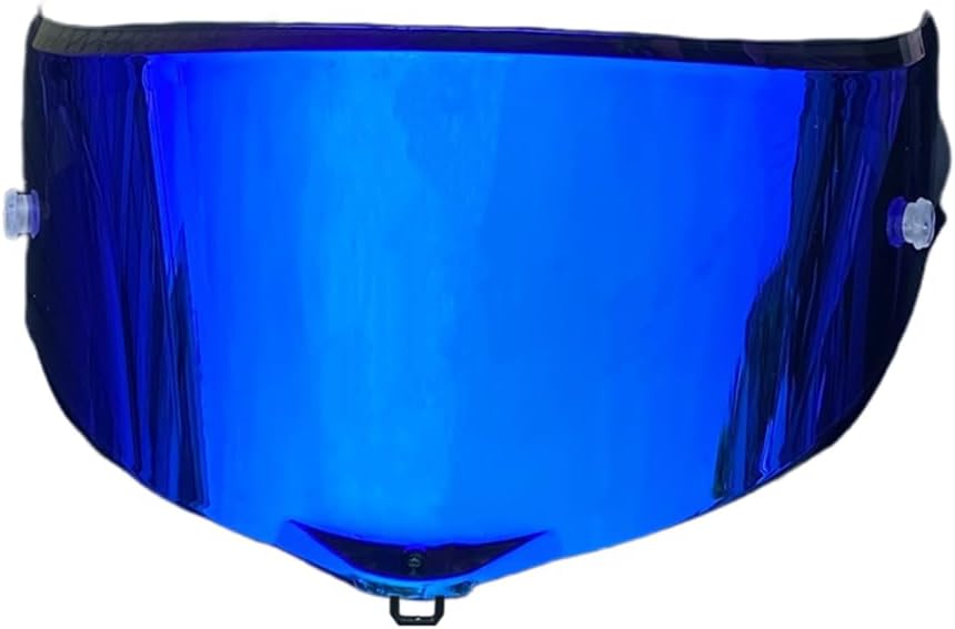 Pista Shield Reemplazo para AGV Pista GPR, Corsa-R, Pista GPRR Face Shield Race3 Visor Protección UV (Revo Azul Claro Día y Noche)