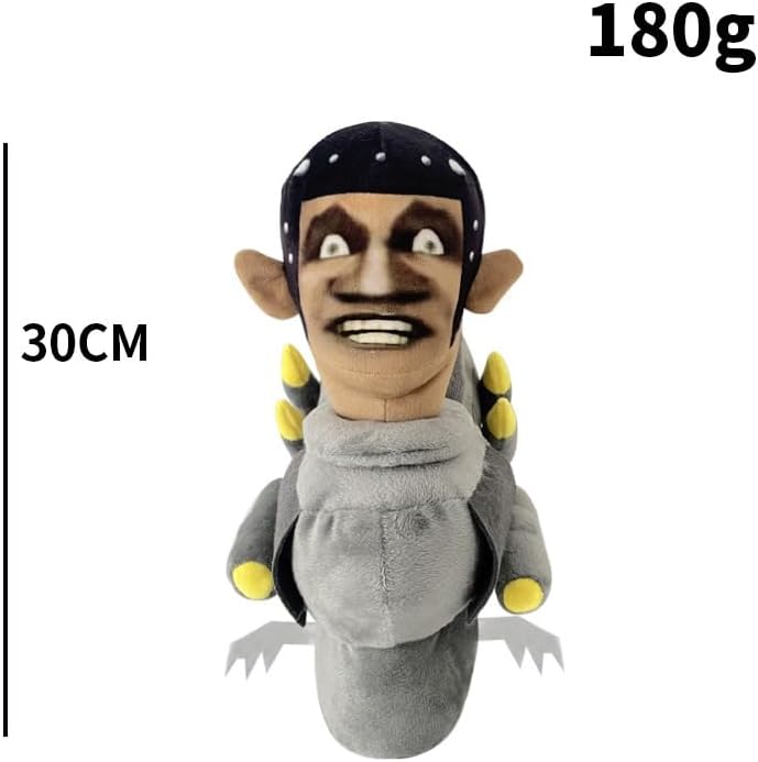 Skibidi – Muñeca de peluche para inodoro Skibidi, divertido juego de anime, juguete de peluche, regalo para fanáticos de Aldults