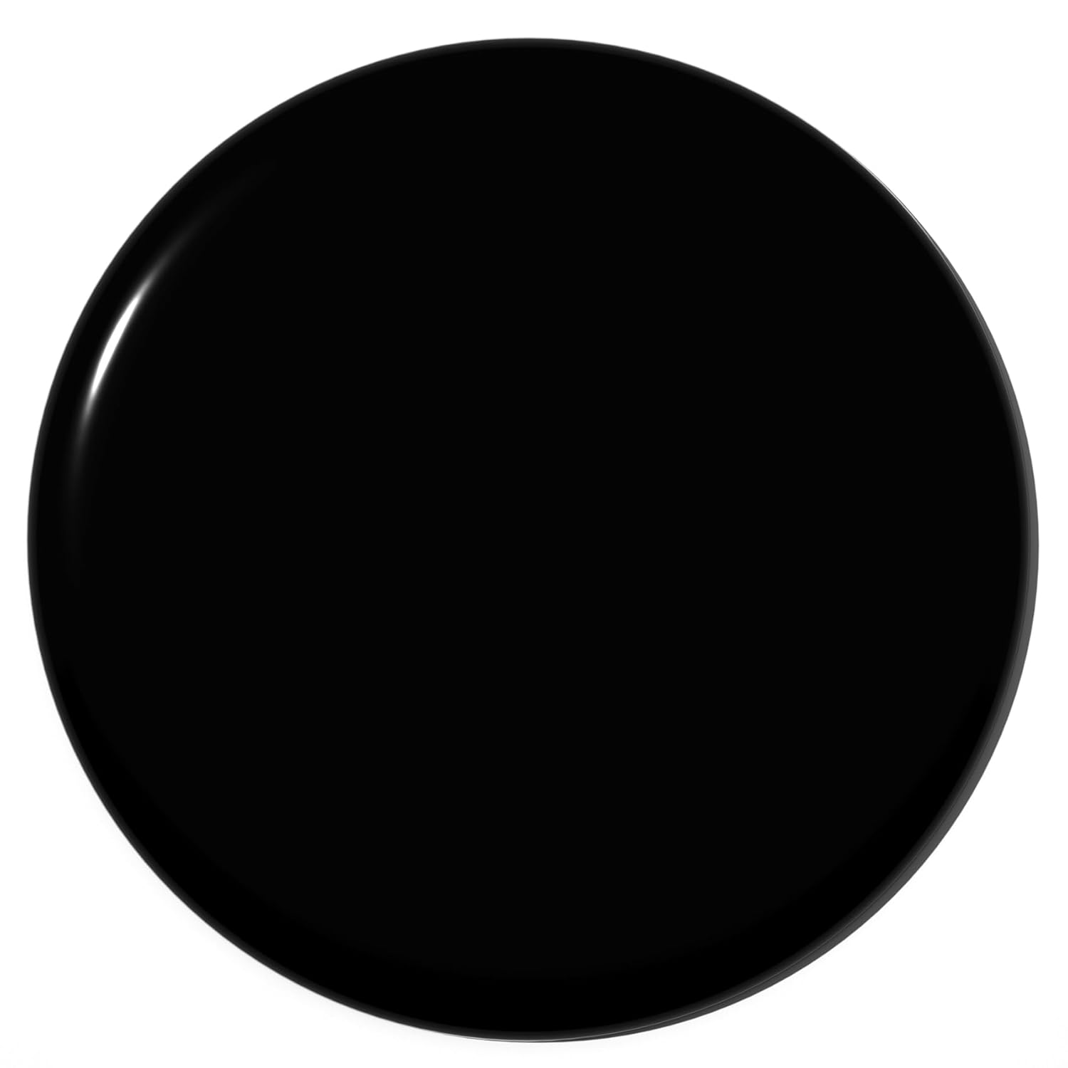 CANNI Esmalte de uñas de gel negro, 1 unidad de 0.6 fl oz (0.5 fl oz) de esmalte de gel negro puro Soak Off LED, juego de esmalte de uñas en gel