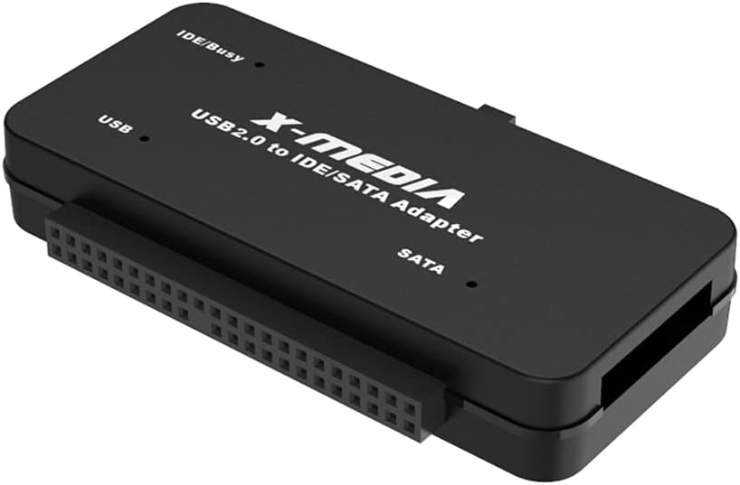 XM-UB2235S Convertidor de adaptador USB 2.0 a IDE SATA, lectoradaptador de disco duro externo – Compatible con unidad de disco duro HDDSSD de 2.53.5