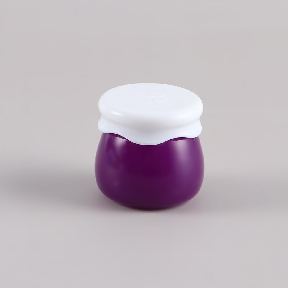 6 recipientes de viaje, frascos de viaje de crema, botellas recargables, tarro de crema facial, forma de fruta, 0.35 oz, accesorios de herramientas
