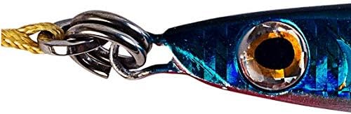 Palomar Fishing x6 Jigs Ocean Side Flat Side – 7.8 oz (7.8 oz) Señuelos verticales rápidos de caída profunda  Anillo de propietario de ganchos