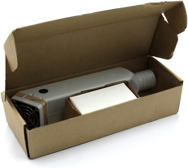 Kit de accesorios para microscopio, cámara de preparación de diapositivas, amortiguador de ventilador de escape, extractor de humos para reparación