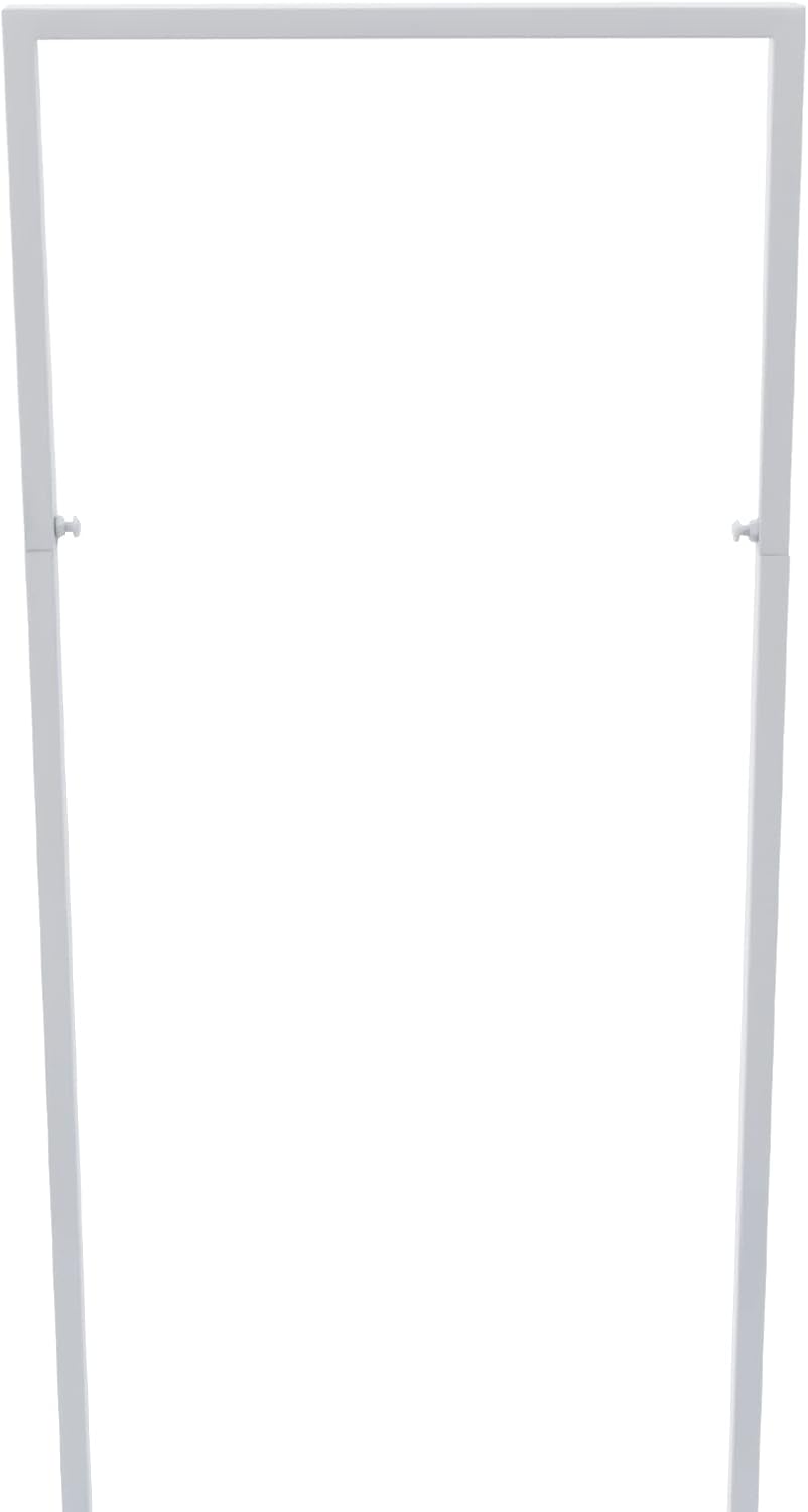 Fecoi – Juego de 5 arcos de boda de metal, soportes de flores blancas, soporte de telón de fondo para boda, fiesta, celemonia, novia, decoración