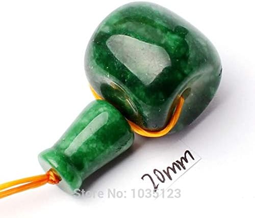 Calvas 0.472-0.866 in Natural Verde Jades Columna Forma Tíbet Gurú DIY Joyería Creativa Hacer Cuentas Sueltas 1 Set Wj301 – (Color 0.472 in)