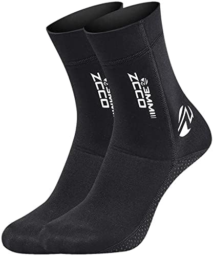 Calcetines de neopreno para buceo, calcetines de buceo, botines de aleta para hombres y mujeres, calcetines de surf de 0.118 pulgadas (0.118 in),