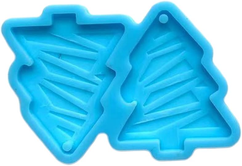 Aretes de Navidad DIY Molde de Fundición de Resina Epoxi Molde de Silicona para Pendiente Colgantes Moldes de Resina de Silicona Moldes de Joyería