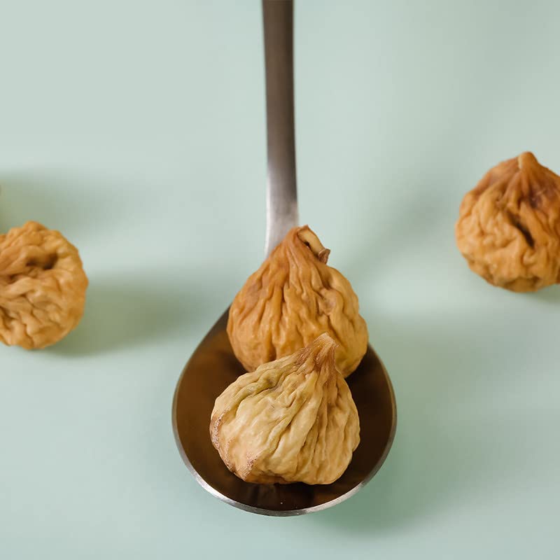 Higos turcos orgánicos de Smyrna, sin azúcar añadido, sin sulfuro, higos secos grandes naturalmente secados al aire, salsa glutinosa suave,