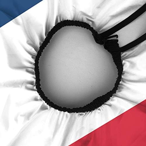 Bandera de la República Dominicana Salón de Corte de Pelo Cabo de Peluquería Envoltura de Corte de Pelo Delantal de Paño de Estilo Accesorio Para
