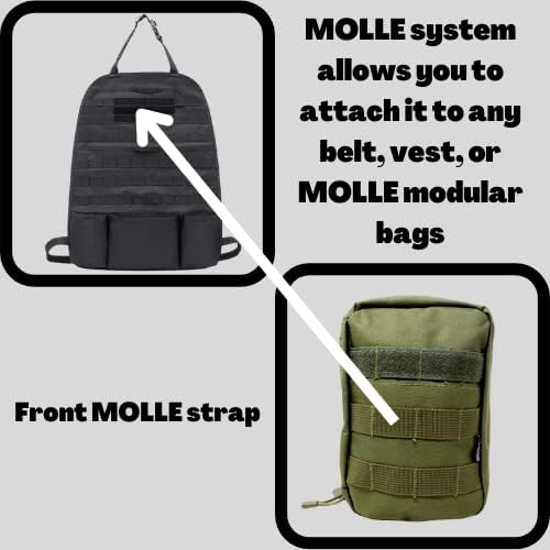 Molle Tactical IFAK – Bolsa de utilidad, equipo médico de primeros auxilios de estilo militar, nailon, resistente al agua