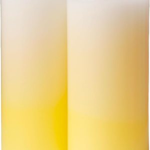 Modern Candle Design – Juego de 2 velas de gradación degradadas vertidas a mano en los Estados Unidos, sin perfume (amarillo dorado, 3 x 6) Modern Candle Design – Juego de 2 velas de gradación degradadas vertidas a mano en los Estados Unidos, sin perfume (amarillo dorado, 3 x 6)