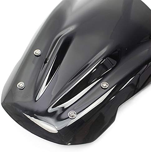 Parabrisas de motocicleta compatible con MT07 MT-07 FZ07 FZ-07 2013 2014 2015 2016 2017 parabrisas con soporte de montaje FZ MT 07 deflectores de