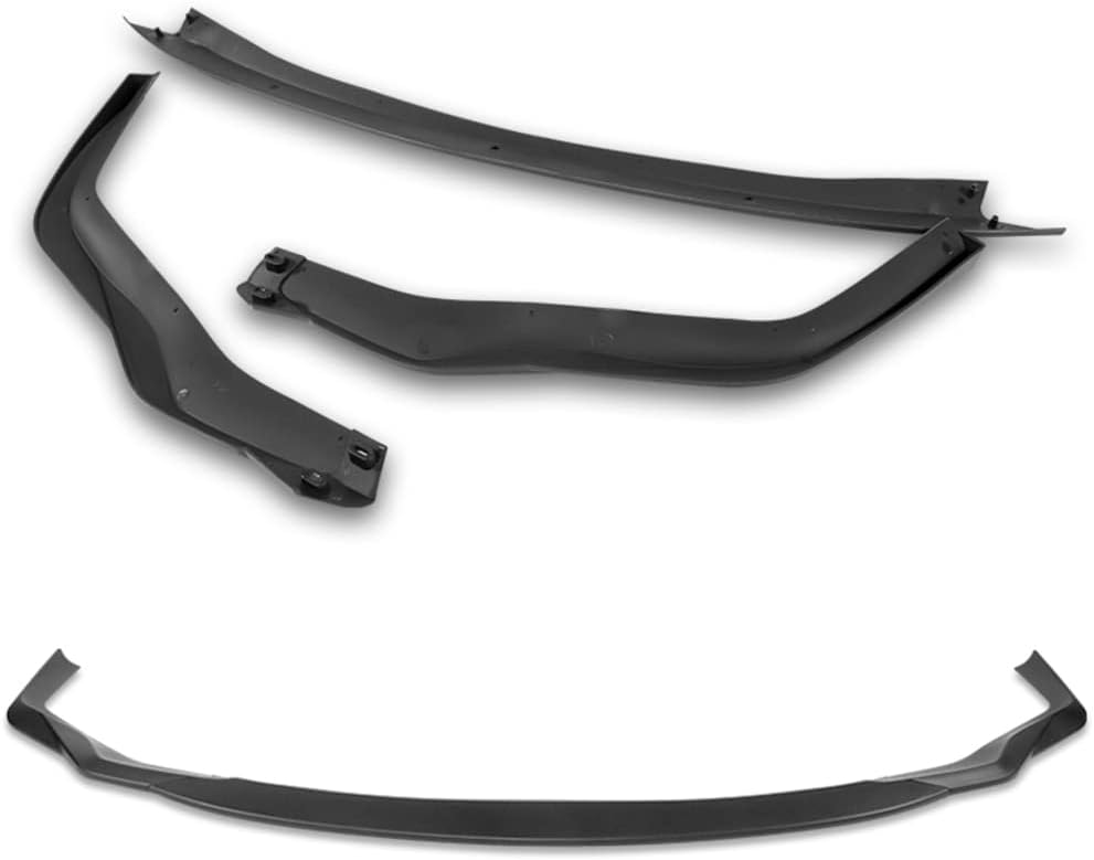 Q1-TECH – Difusor de 9 piezas para parachoques delantero y falda lateral compatible con modelos Lexus RC300  RC350  RC 2015 – 2018, alerón delantero