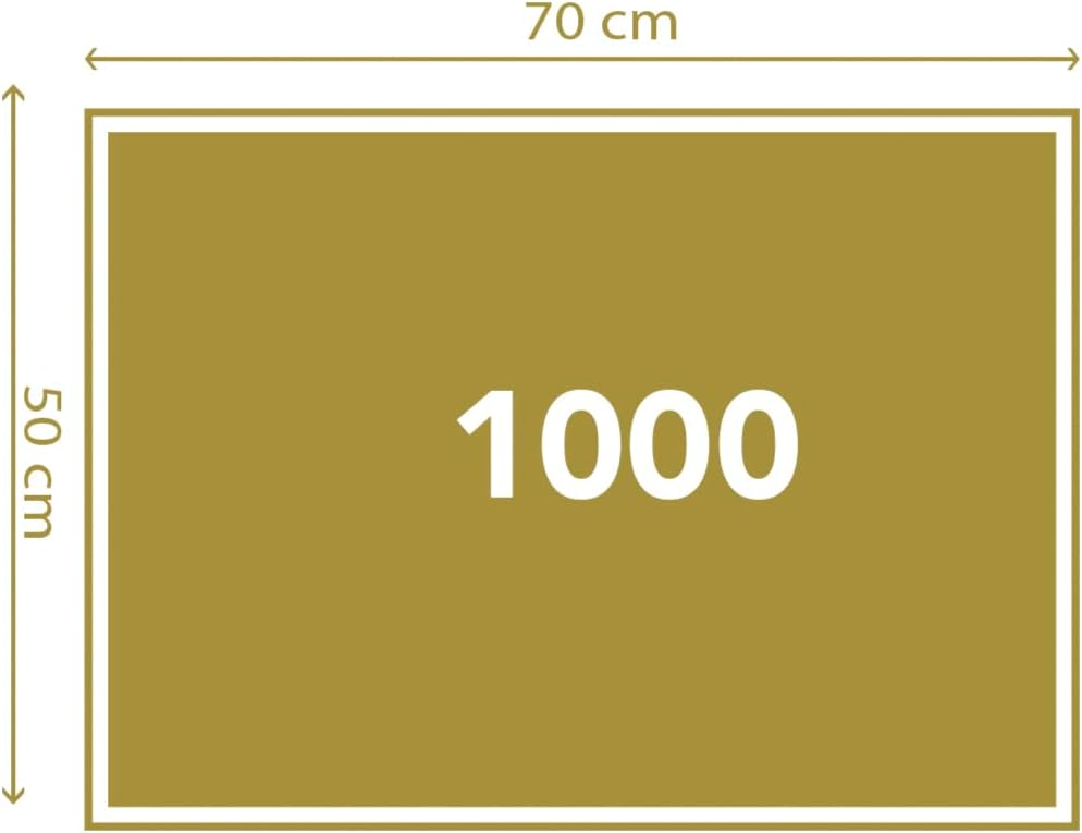 Clementoni – Colección Museo Van Gogh, Noche estrellada sobre el Ródano-Rompecabezas de 1000 piezas, entretenimiento para adultos-Hecho en Italia,