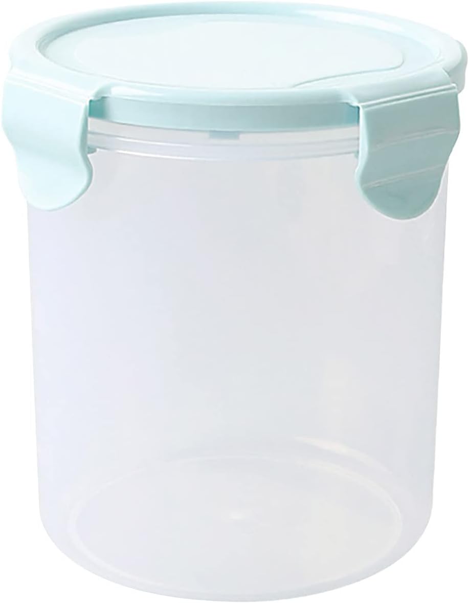 Contenedor hermético para almacenamiento de alimentos, contenedores sellados para cocina y despensa, organizador de plástico para azúcar, arroz,