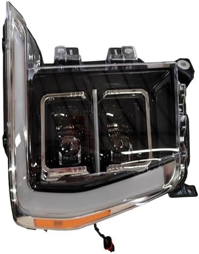 Recambio de luz de plomo con lente compatible con Ford F150 Raptor 2021-2023, RH
