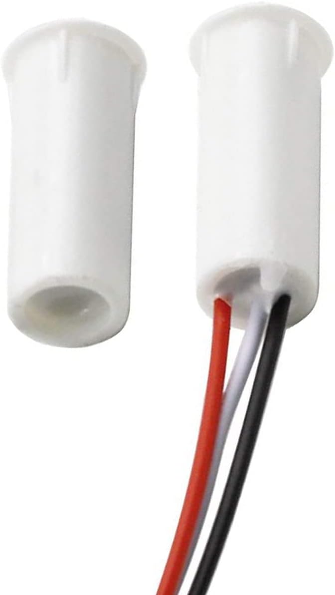 Interruptor magnético RC-35 NCNO empotrado con cable para ventana de puerta, interruptor magnético de puerta, sensor de contacto, para seguridad del