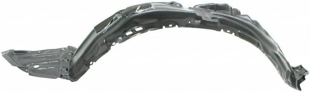 Para Toyota Prius 2016 2017 2018 Fender Liner lado del conductor  Delantero  Certificado CAPA  Todos los submodelos  Plástico  Reemplazo para