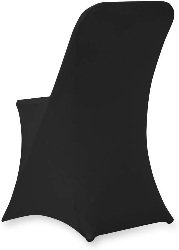 Juego de 11050 fundas elásticas para sillas elásticas de elastano plegables para hotel, recepción, banquete, fiesta, restaurante, 17 colores (50,