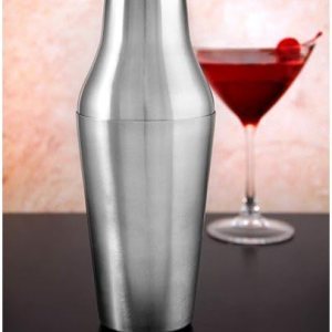 BarConic Coctelera de acero inoxidable de 2 piezas, 18 onzas, mezclador de bebidas de martini, coctelera francesa, herramienta profesional de BarConic Coctelera de acero inoxidable de 2 piezas, 18 onzas, mezclador de bebidas de martini, coctelera francesa, herramienta profesional de