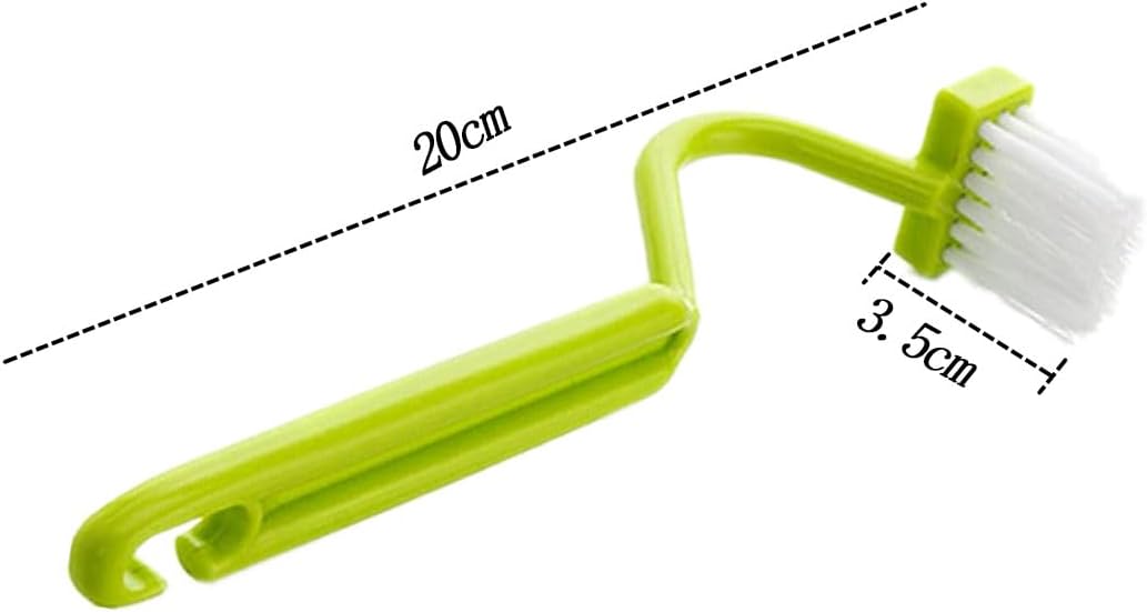 3 cepillos de plástico curvados pequeños para inodoro, cepillos de limpieza de plástico para baño, adecuados para limpiar bordes de inodoro, borde