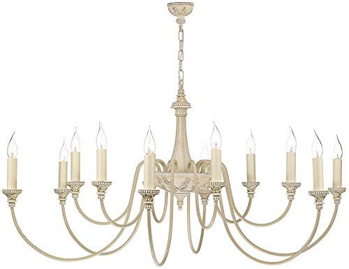 Creative Hobbies Juego de 6 enchufes de lámpara de araña, candelabros E-12 con aisladores de cartón y fundas de plástico crema de 1 34 pulgadas de