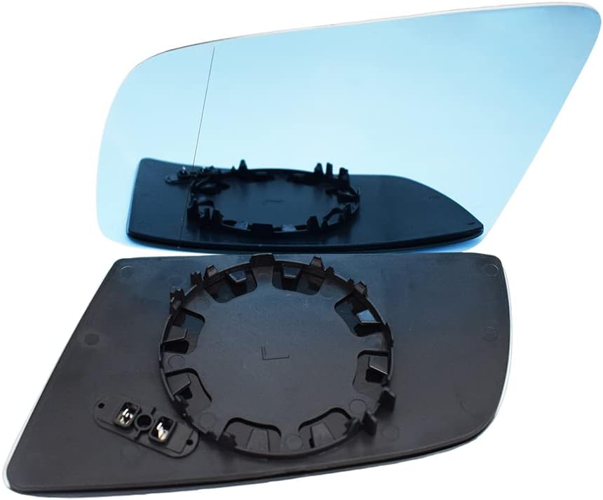 Espejo retrovisor LHRH con calefacción, cristal blancoazul, compatible con BMW Serie 5 E60 520d 520i 523li 525li 530li 2004 2005 2006 2007
