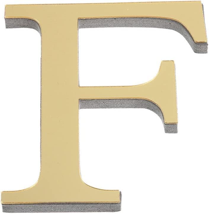 26 letras DIY 3D acrílico alfabeto espejo pegatinas de pared letras autoadhesivas decoración de pared para el hogar, letrero, decoración del hogar,