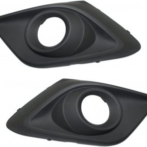 Para Mazda 3 2014 2015 2016 Bisel de luz antiniebla lado del conductor y del pasajero  Par  Delantero  SedánHatchback  Negro  Reemplazo para Para Mazda 3 2014 2015 2016 Bisel de luz antiniebla lado del conductor y del pasajero  Par  Delantero  SedánHatchback  Negro  Reemplazo para