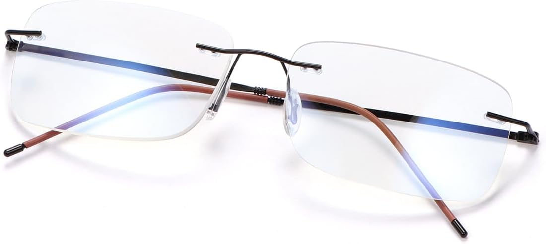 YIMI Progressive – Lentes de lectura multienfoque sin montura UV400 para computadora, anti luz azul, lentes de transición para hombres y mujeres