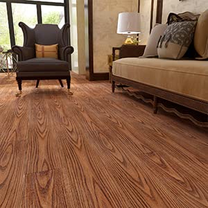 YENHOME 15 azulejos de vinilo de madera de nogal para despegar y pegar, paneles de pared de madera para paredes, azulejos de suelo para baño,